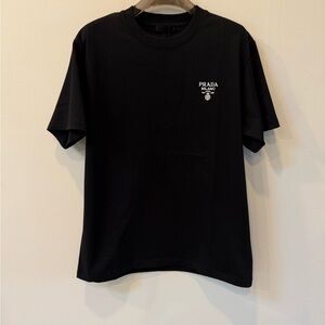 Prada Men's Black Short Sleeve Tee